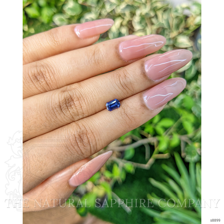 0.64 Ct. Blue Sapphire from Ceylon (Sri Lanka)