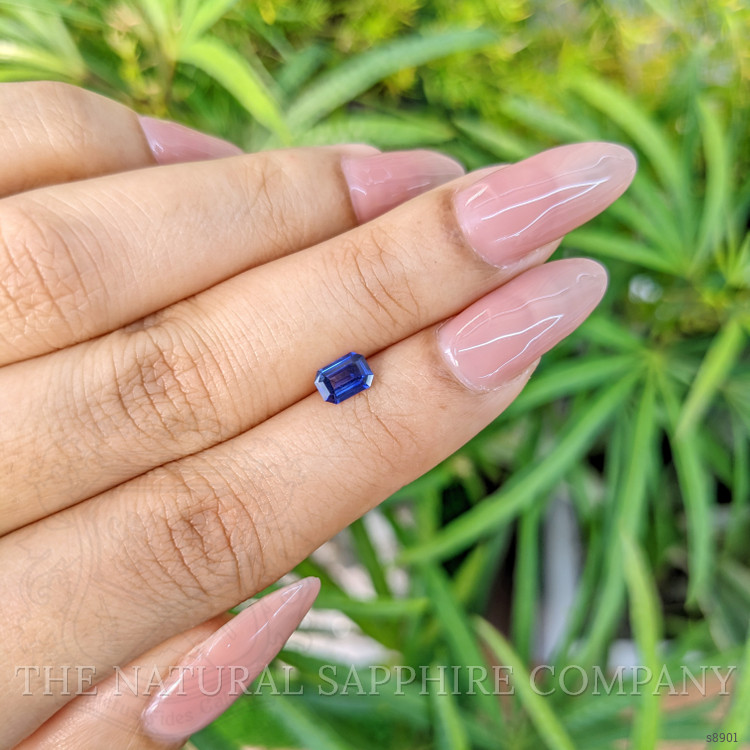 0.55 Ct. Blue Sapphire from Ceylon (Sri Lanka)