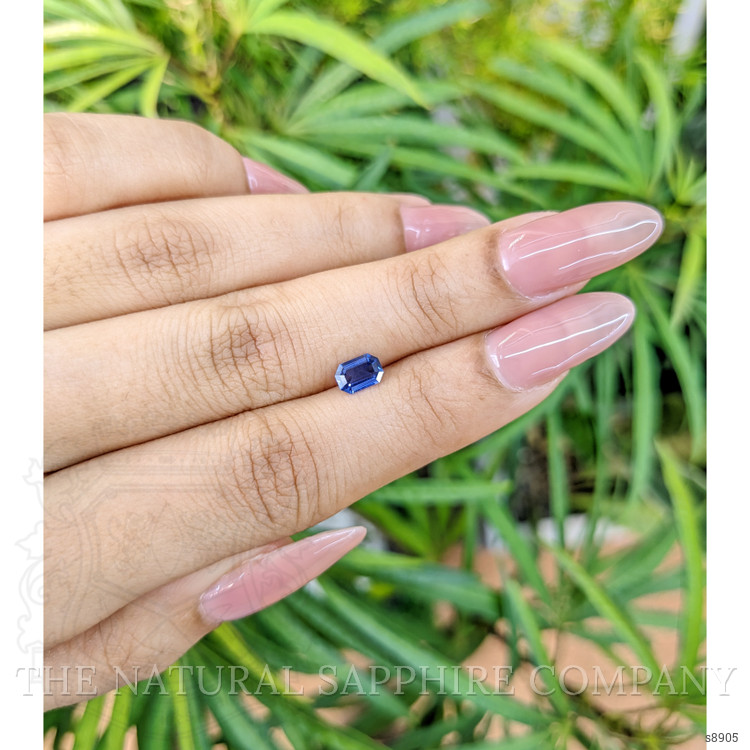 0.56 Ct. Blue Sapphire from Ceylon (Sri Lanka)