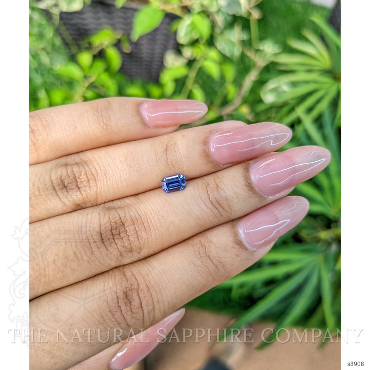 0.66 Ct. Blue Sapphire from Ceylon (Sri Lanka)