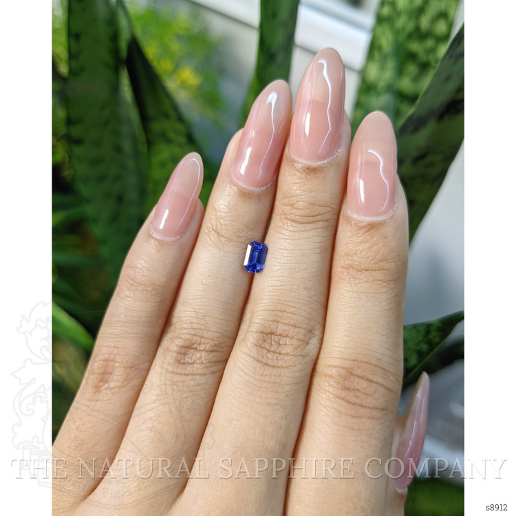 0.68 Ct. Blue Sapphire from Ceylon (Sri Lanka)