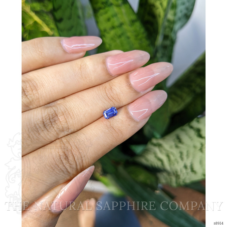 0.69 Ct. Blue Sapphire from Ceylon (Sri Lanka)