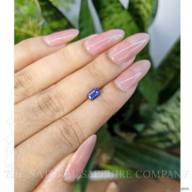 0.66 Ct. Blue Sapphire from Ceylon (Sri Lanka)
