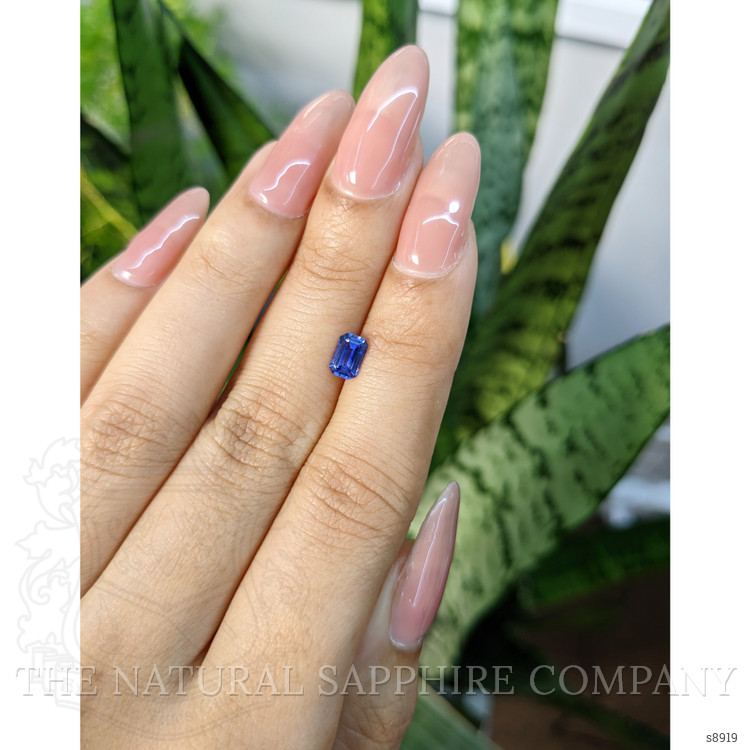 0.67 Ct. Blue Sapphire from Ceylon (Sri Lanka)