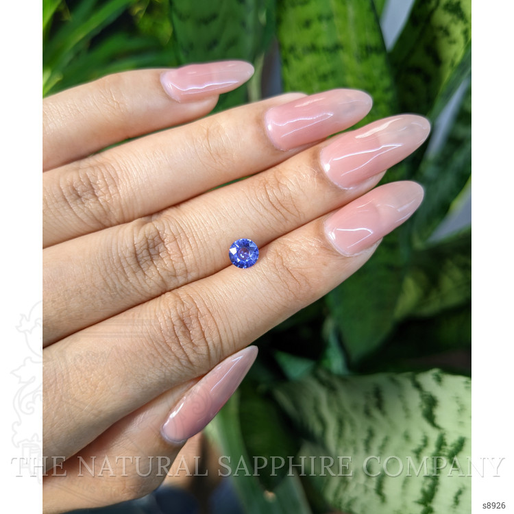 0.74 Ct. Blue Sapphire from Ceylon (Sri Lanka)