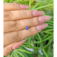 0.73 Ct. Blue Sapphire from Ceylon (Sri Lanka) Life Style