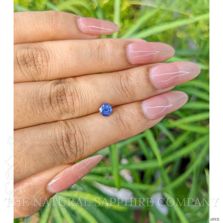 0.73 Ct. Blue Sapphire from Ceylon (Sri Lanka)