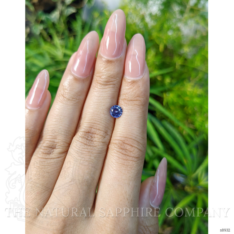 0.86 Ct. Blue Sapphire from Ceylon (Sri Lanka)