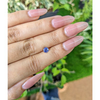 0.63 Ct. Blue Sapphire from Ceylon (Sri Lanka) Life Style