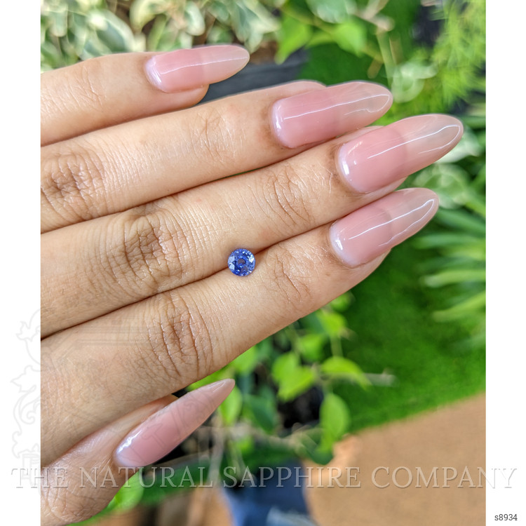 0.63 Ct. Blue Sapphire from Ceylon (Sri Lanka)