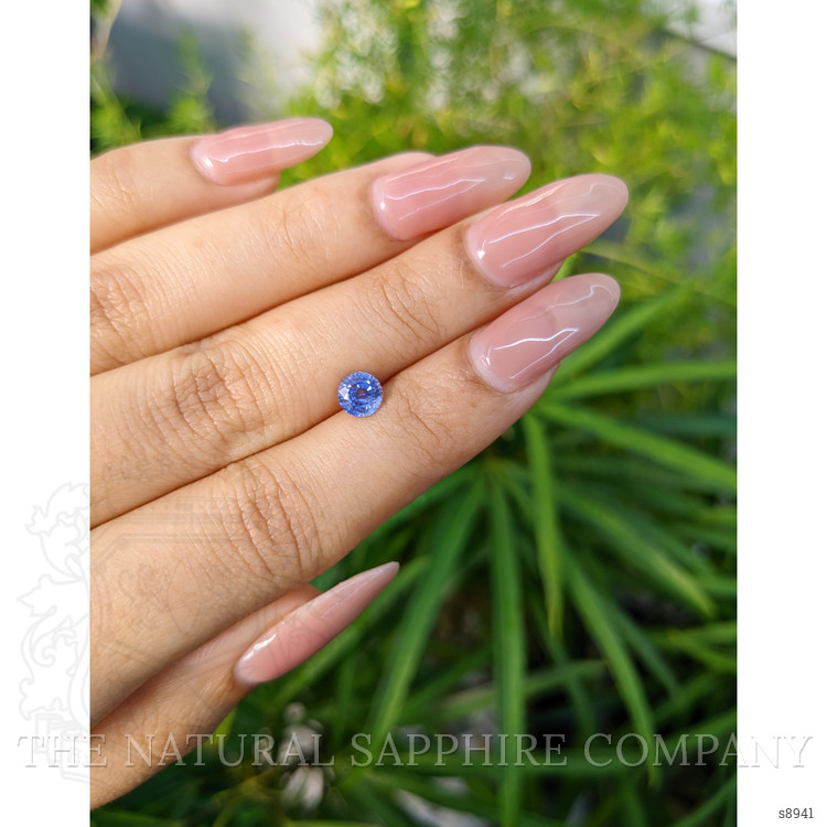 0.90 Ct. Blue Sapphire from Ceylon (Sri Lanka)