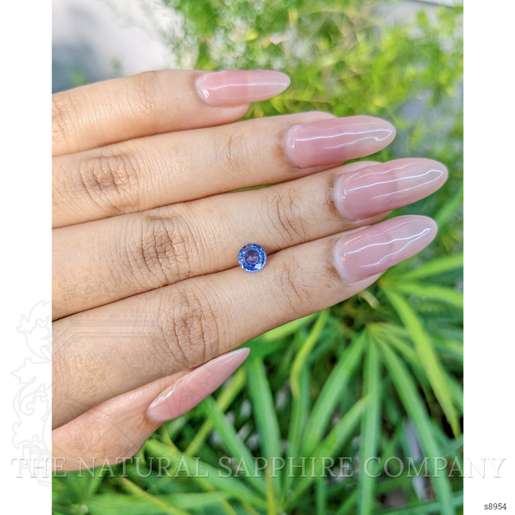 0.67 Ct. Blue Sapphire from Ceylon (Sri Lanka)