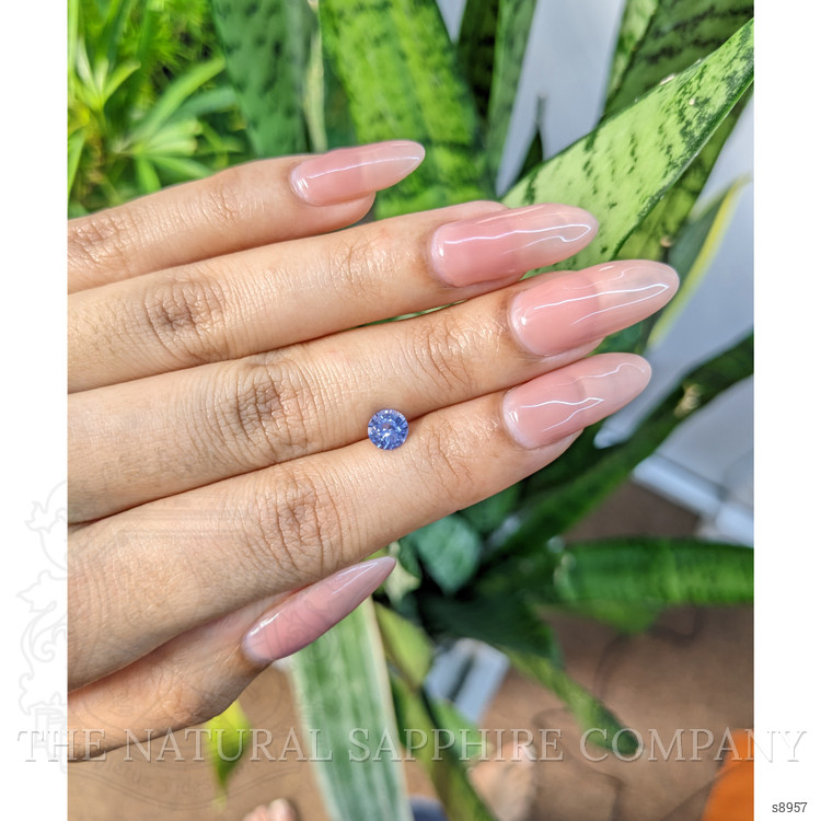 0.80 Ct. Blue Sapphire from Ceylon (Sri Lanka)