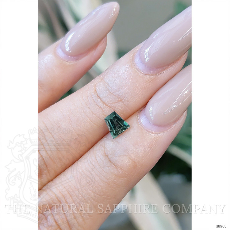 0.69 Ct. Bluish Green Sapphire from Madagascar