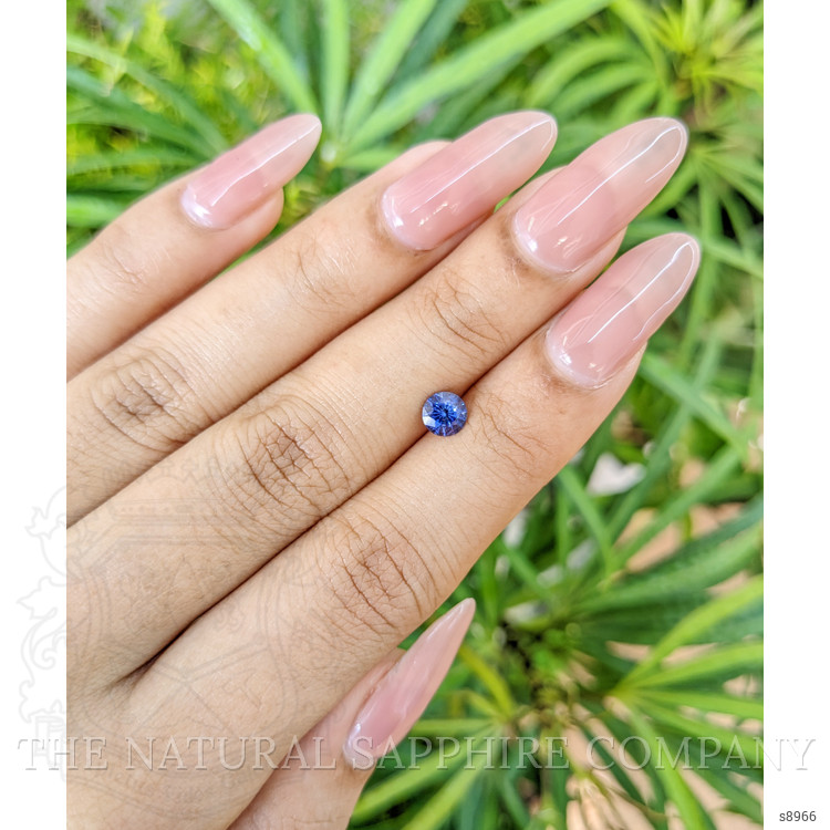 0.70 Ct. Blue Sapphire from Ceylon (Sri Lanka)