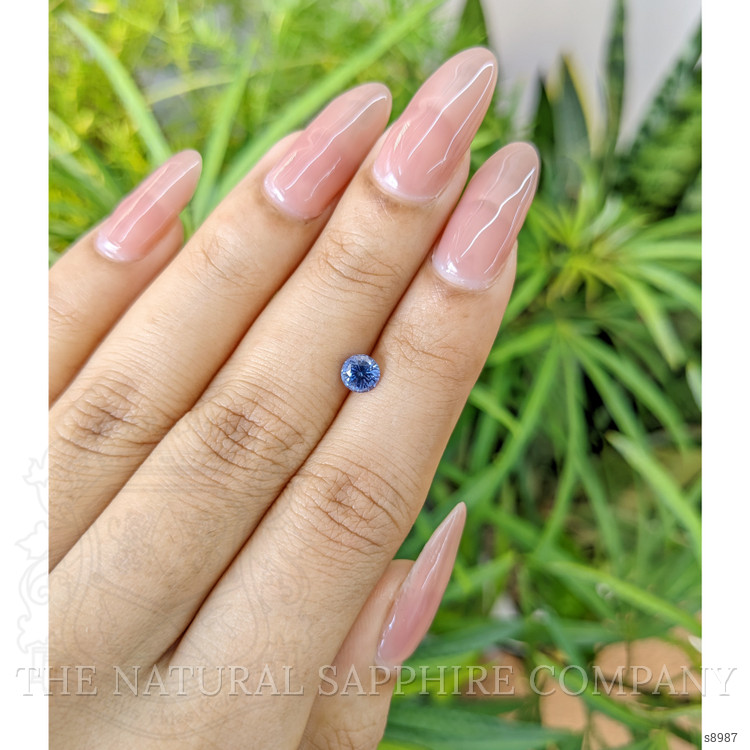 0.67 Ct. Blue Sapphire from Ceylon (Sri Lanka)