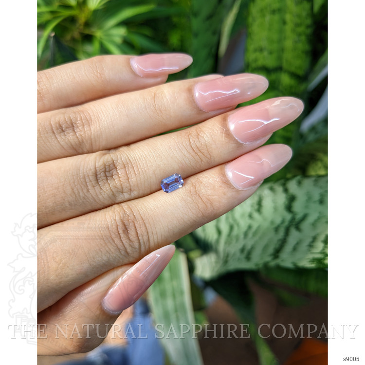 0.58 Ct. Blue Sapphire from Ceylon (Sri Lanka)
