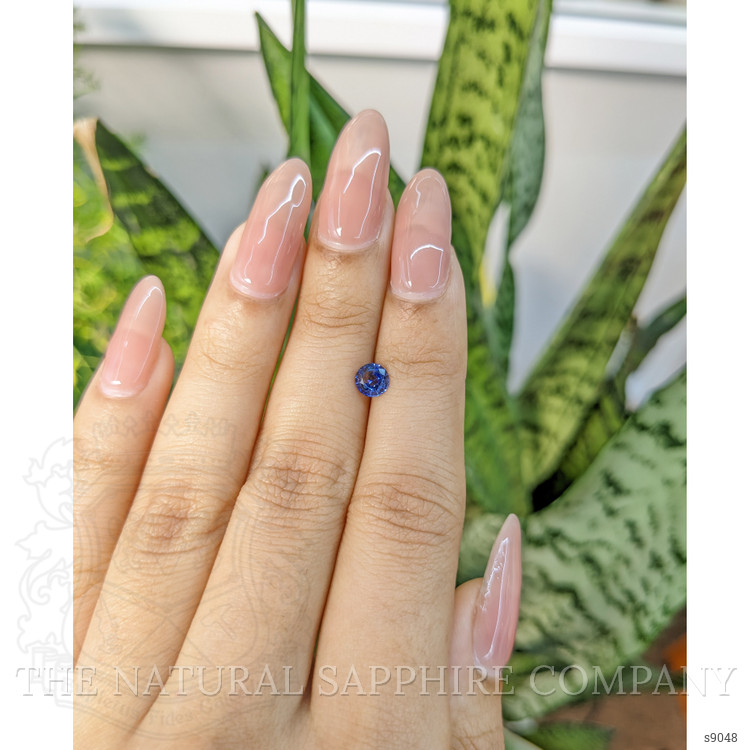 0.63 Ct. Blue Sapphire from Ceylon (Sri Lanka)