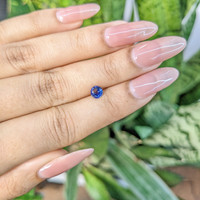 0.63 Ct. Blue Sapphire from Ceylon (Sri Lanka) Life Style