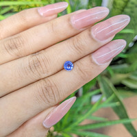0.89 Ct. Blue Sapphire from Ceylon (Sri Lanka) Life Style