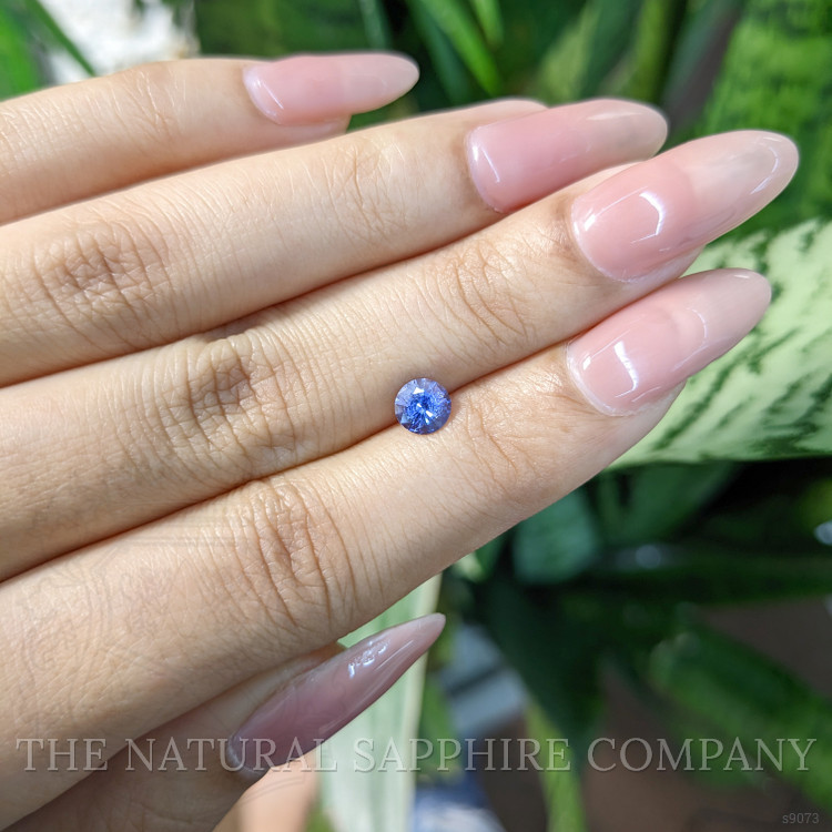 0.77 Ct. Blue Sapphire from Ceylon (Sri Lanka)