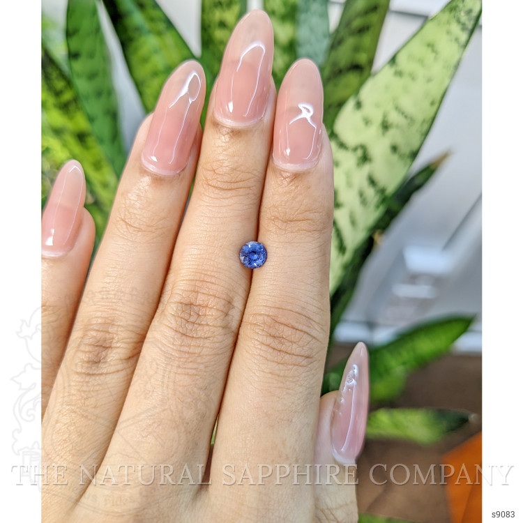 0.61 Ct. Blue Sapphire from Ceylon (Sri Lanka)