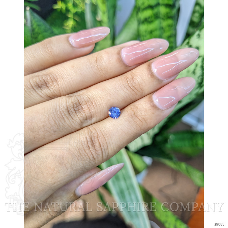 0.61 Ct. Blue Sapphire from Ceylon (Sri Lanka)