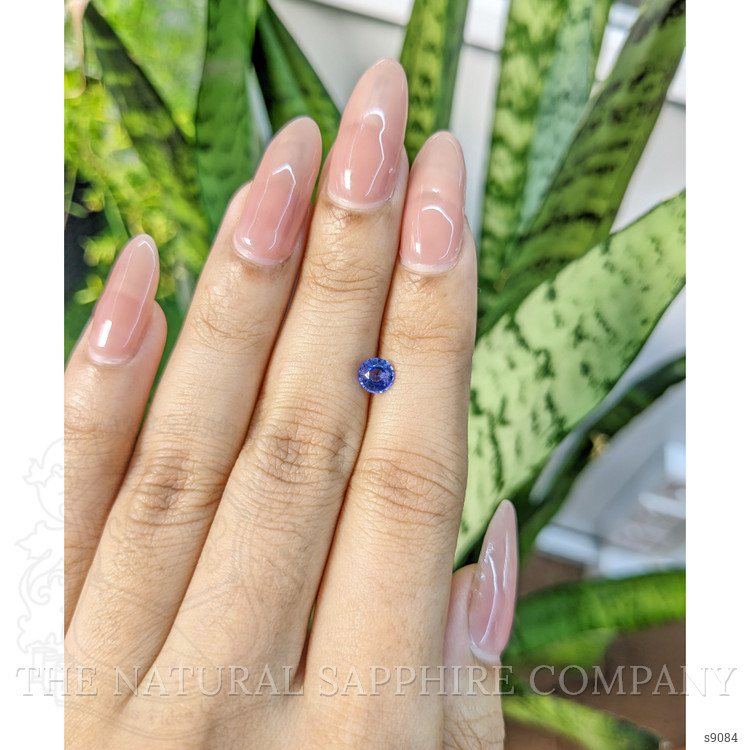 0.63 Ct. Blue Sapphire from Ceylon (Sri Lanka)