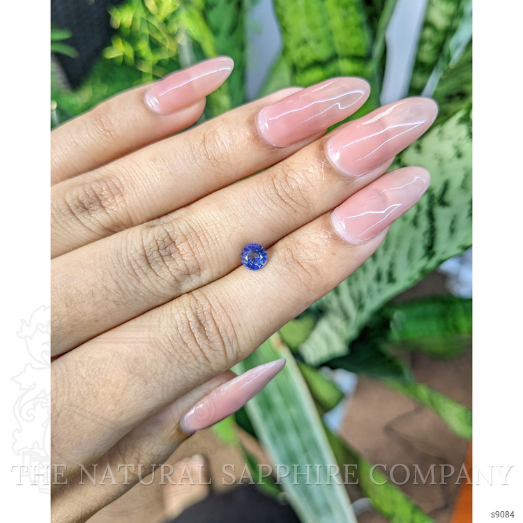 0.63 Ct. Blue Sapphire from Ceylon (Sri Lanka)