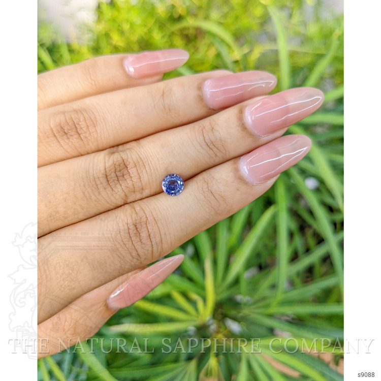 0.74 Ct. Blue Sapphire from Ceylon (Sri Lanka)