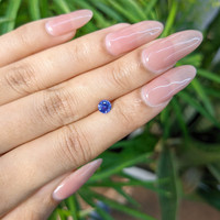 0.84 Ct. Blue Sapphire from Ceylon (Sri Lanka) Life Style