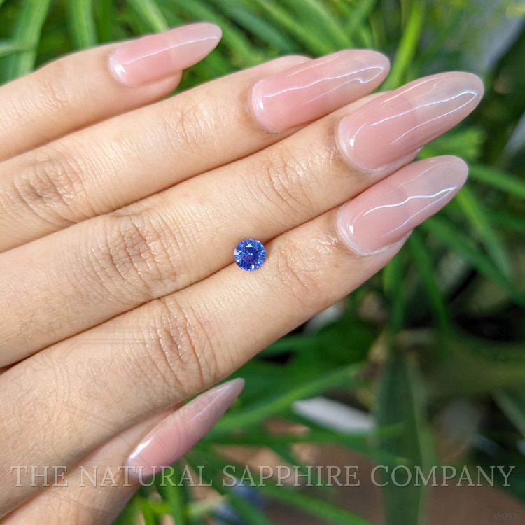 0.84 Ct. Blue Sapphire from Ceylon (Sri Lanka)