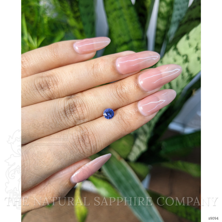 0.80 Ct. Blue Sapphire from Ceylon (Sri Lanka)