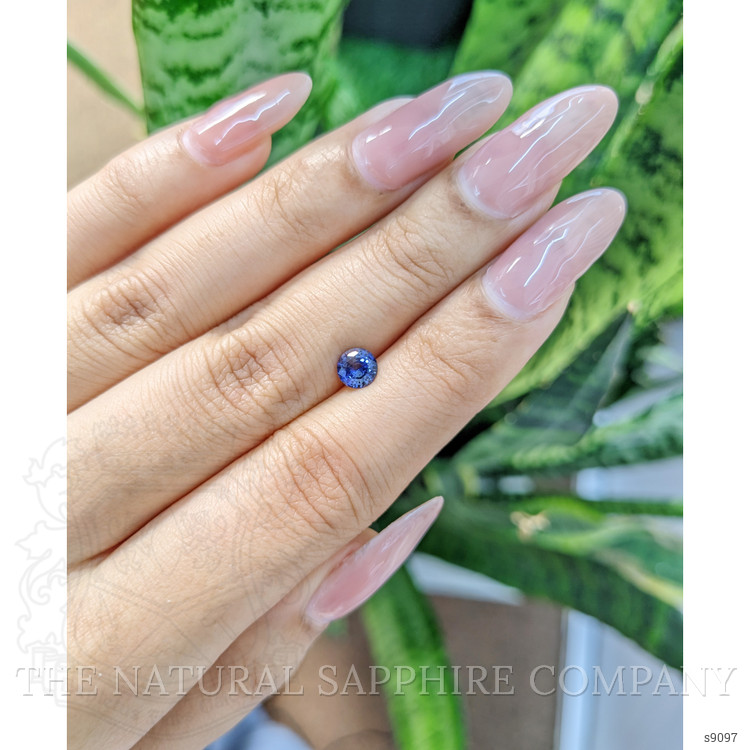 0.68 Ct. Blue Sapphire from Ceylon (Sri Lanka)