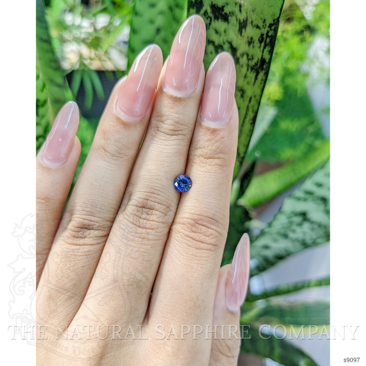 0.68 Ct. Blue Sapphire from Ceylon (Sri Lanka)