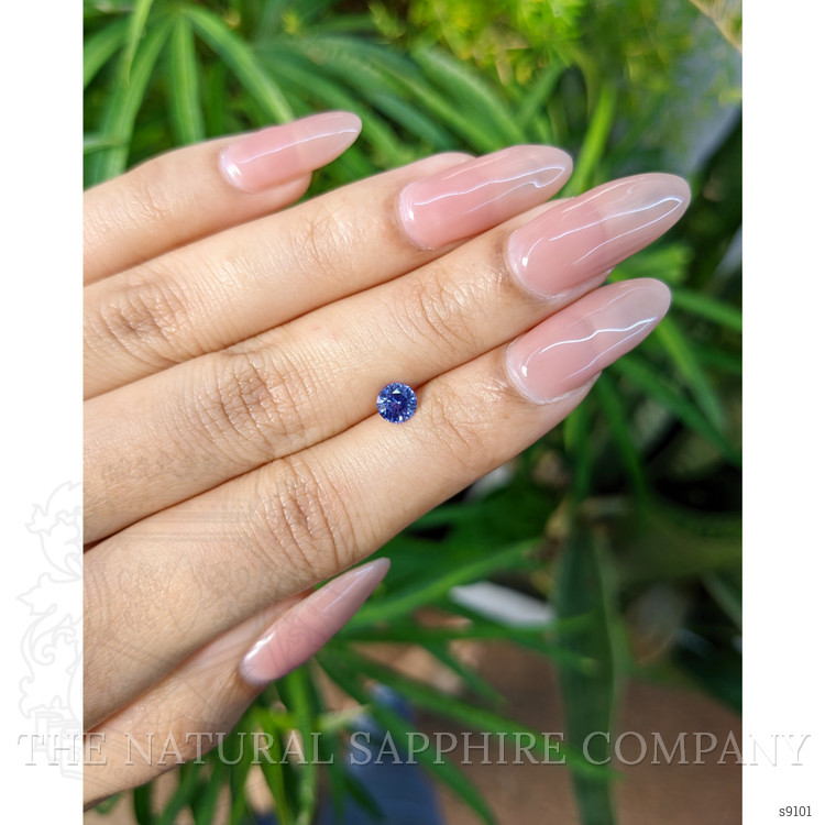 0.62 Ct. Blue Sapphire from Ceylon (Sri Lanka)