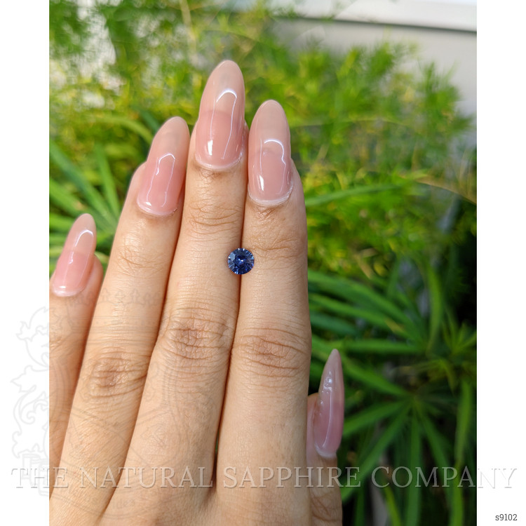 0.66 Ct. Blue Sapphire from Ceylon (Sri Lanka)