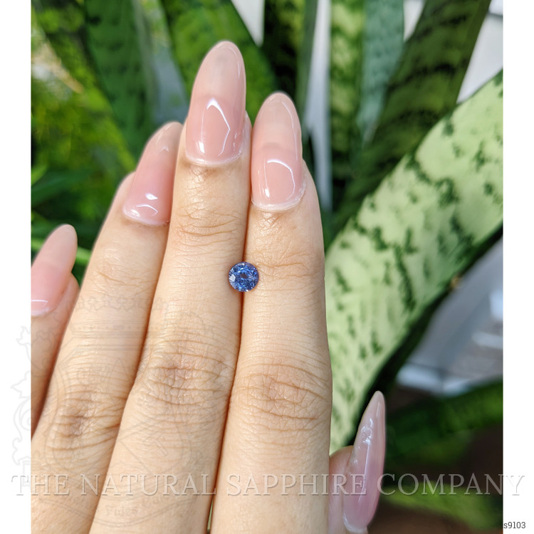 0.73 Ct. Blue Sapphire from Ceylon (Sri Lanka)