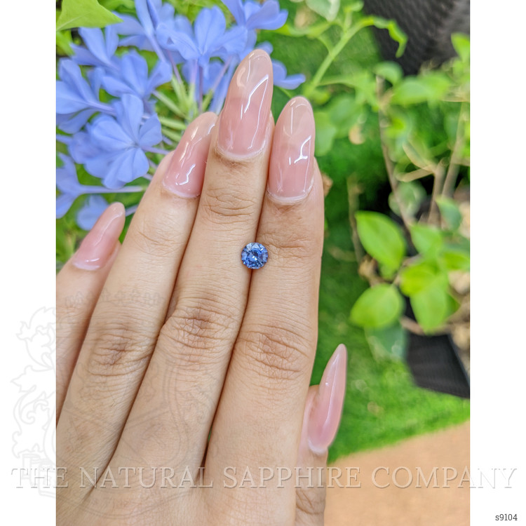 0.76 Ct. Blue Sapphire from Ceylon (Sri Lanka)