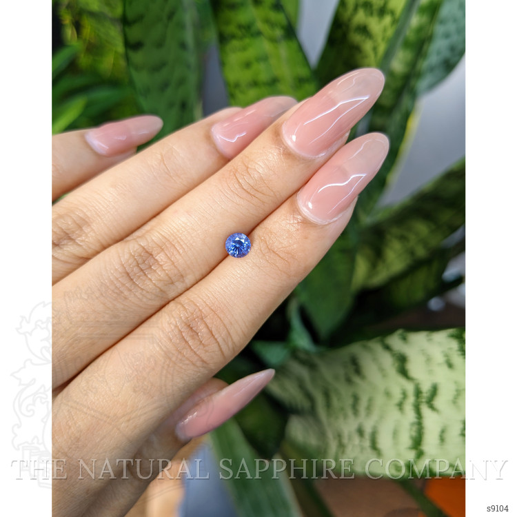 0.76 Ct. Blue Sapphire from Ceylon (Sri Lanka)