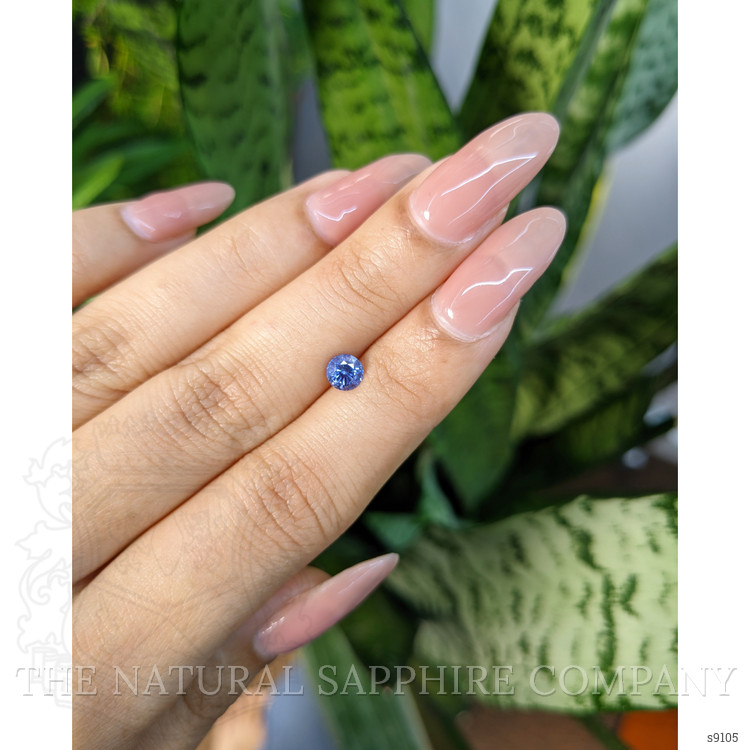 0.66 Ct. Blue Sapphire from Ceylon (Sri Lanka)