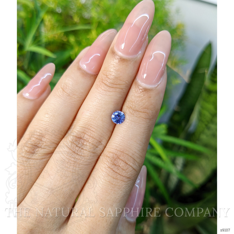 0.57 Ct. Blue Sapphire from Ceylon (Sri Lanka)