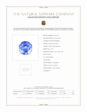 0.70 Ct. Sapphire from Ceylon (Sri Lanka) Scan Report