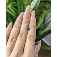0.85 Ct. Blue Sapphire from Ceylon (Sri Lanka) Life Style