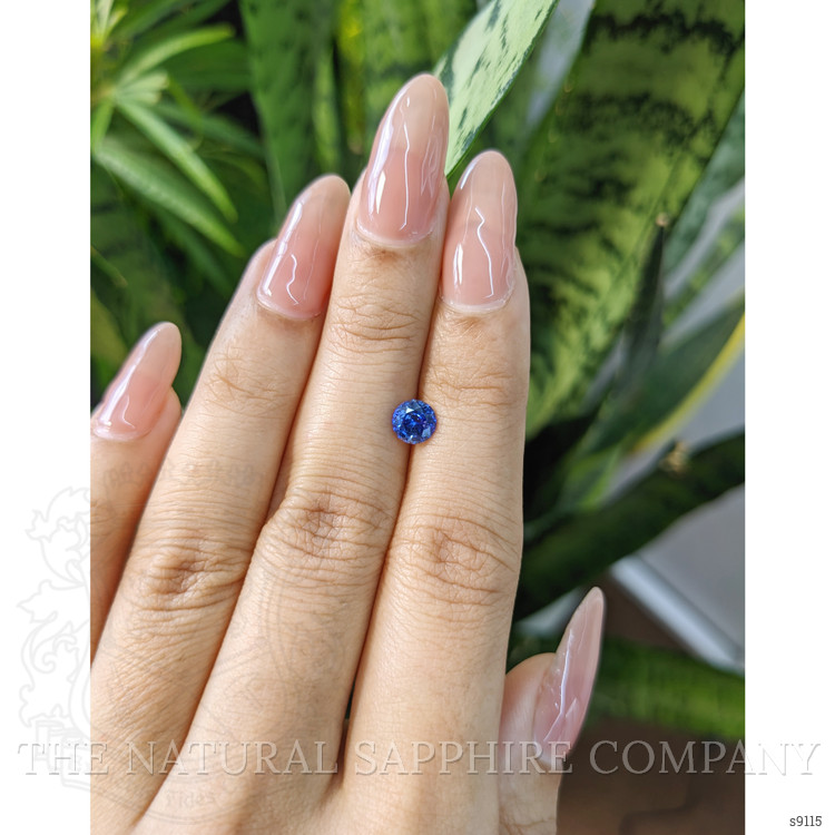 0.85 Ct. Blue Sapphire from Ceylon (Sri Lanka)