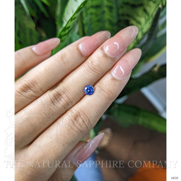 0.85 Ct. Blue Sapphire from Ceylon (Sri Lanka)