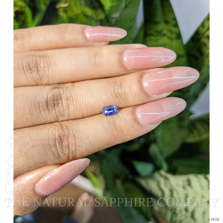 0.60 Ct. Blue Sapphire from Ceylon (Sri Lanka)