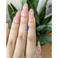 0.65 Ct. Blue Sapphire from Ceylon (Sri Lanka) Life Style