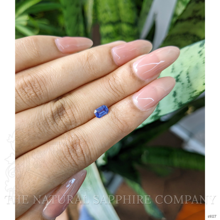 0.65 Ct. Blue Sapphire from Ceylon (Sri Lanka)