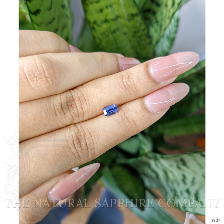 0.65 Ct. Blue Sapphire from Ceylon (Sri Lanka)
